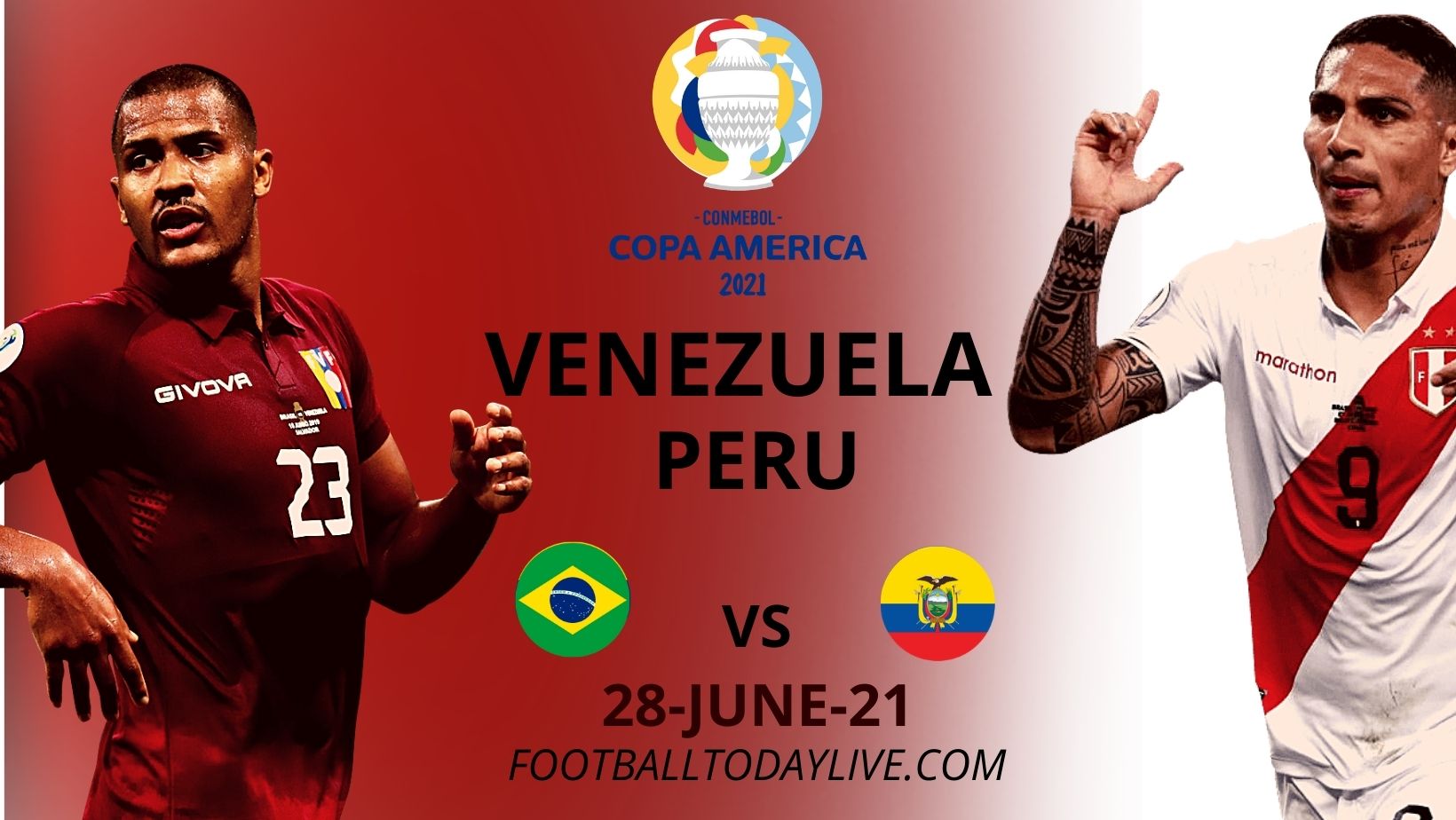 Venezuela vs Peru Live Stream 2021 | Copa America